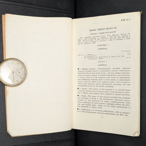 Basic Field Manual, Signal Communication (FM 24-5), U.S. War Dept. (1939) - Suisun, CA Military Ephemera 🇺🇸📞⚔️