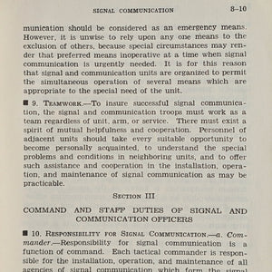 Basic Field Manual, Signal Communication (FM 24-5), U.S. War Dept. (1939) - Suisun, CA Military Ephemera 🇺🇸📞⚔️