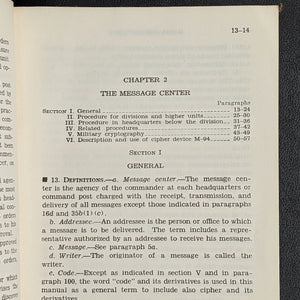 Basic Field Manual, Signal Communication (FM 24-5), U.S. War Dept. (1939) - Suisun, CA Military Ephemera 🇺🇸📞⚔️