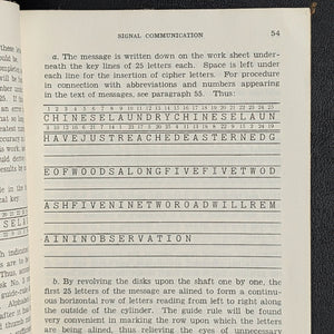 Basic Field Manual, Signal Communication (FM 24-5), U.S. War Dept. (1939) - Suisun, CA Military Ephemera 🇺🇸📞⚔️