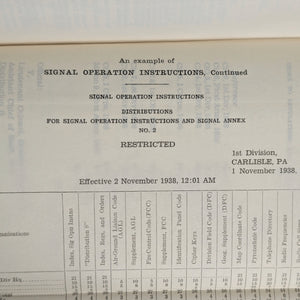 Basic Field Manual, Signal Communication (FM 24-5), U.S. War Dept. (1939) - Suisun, CA Military Ephemera 🇺🇸📞⚔️