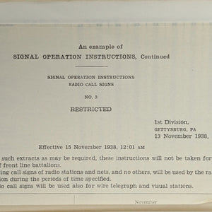 Basic Field Manual, Signal Communication (FM 24-5), U.S. War Dept. (1939) - Suisun, CA Military Ephemera 🇺🇸📞⚔️