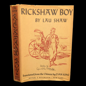 RICKSHAW BOY (First American Edition, Illustrated by Baldridge, 1945) 🇨🇳📚🖼️