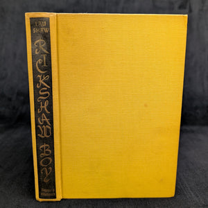 RICKSHAW BOY (First American Edition, Illustrated by Baldridge, 1945) 🇨🇳📚🖼️