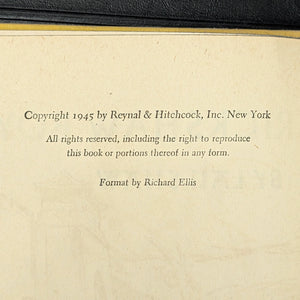 RICKSHAW BOY (First American Edition, Illustrated by Baldridge, 1945) 🇨🇳📚🖼️