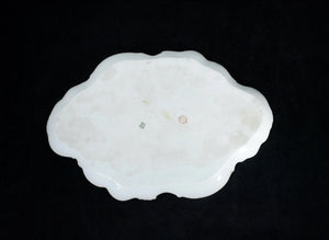 Antique Porcelain Oval Serving Tray by GDA Limoges (Hand Painted, 22k Gold), Circa Late 19th Century 🇫🇷🍽️✨