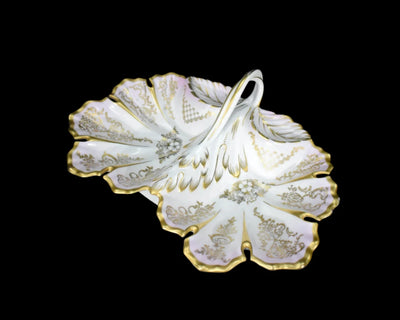 KPM Berlin Porcelain Serving Dish by KPM Berlin (Hand-Painted, Vintage), Circa Mid-20th Century 🍽️🌸🇩🇪