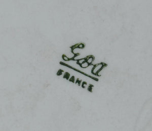 Antique Porcelain Oval Serving Tray by GDA Limoges (Hand Painted, 22k Gold), Circa Late 19th Century 🇫🇷🍽️✨