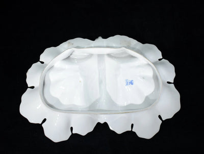 KPM Berlin Porcelain Serving Dish by KPM Berlin (Hand-Painted, Vintage), Circa Mid-20th Century 🍽️🌸🇩🇪