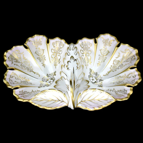 KPM Berlin Porcelain Serving Dish by KPM Berlin (Hand-Painted, Vintage), Circa Mid-20th Century 🍽️🌸🇩🇪